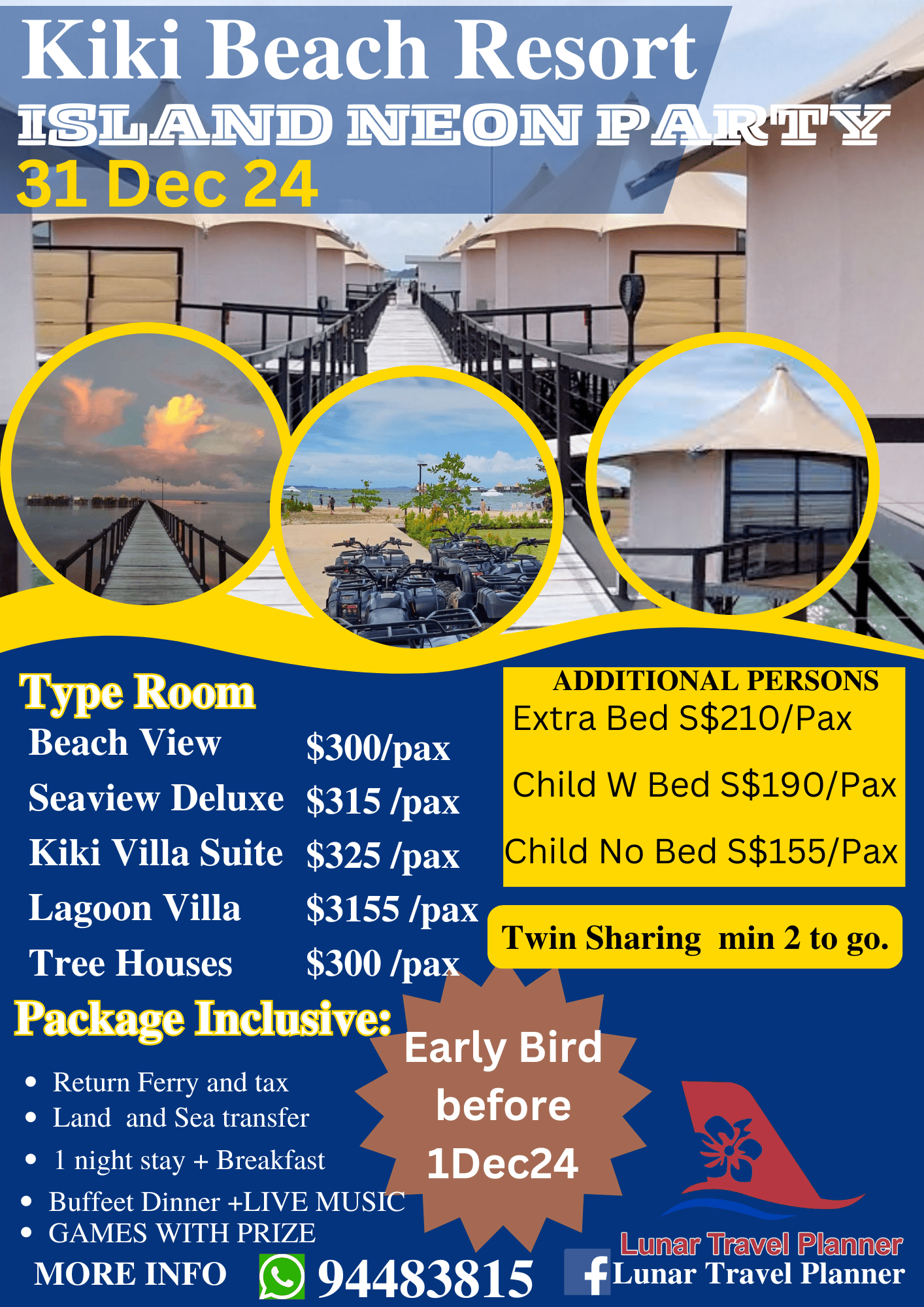 Kiki Beach Resort Island Neon Party