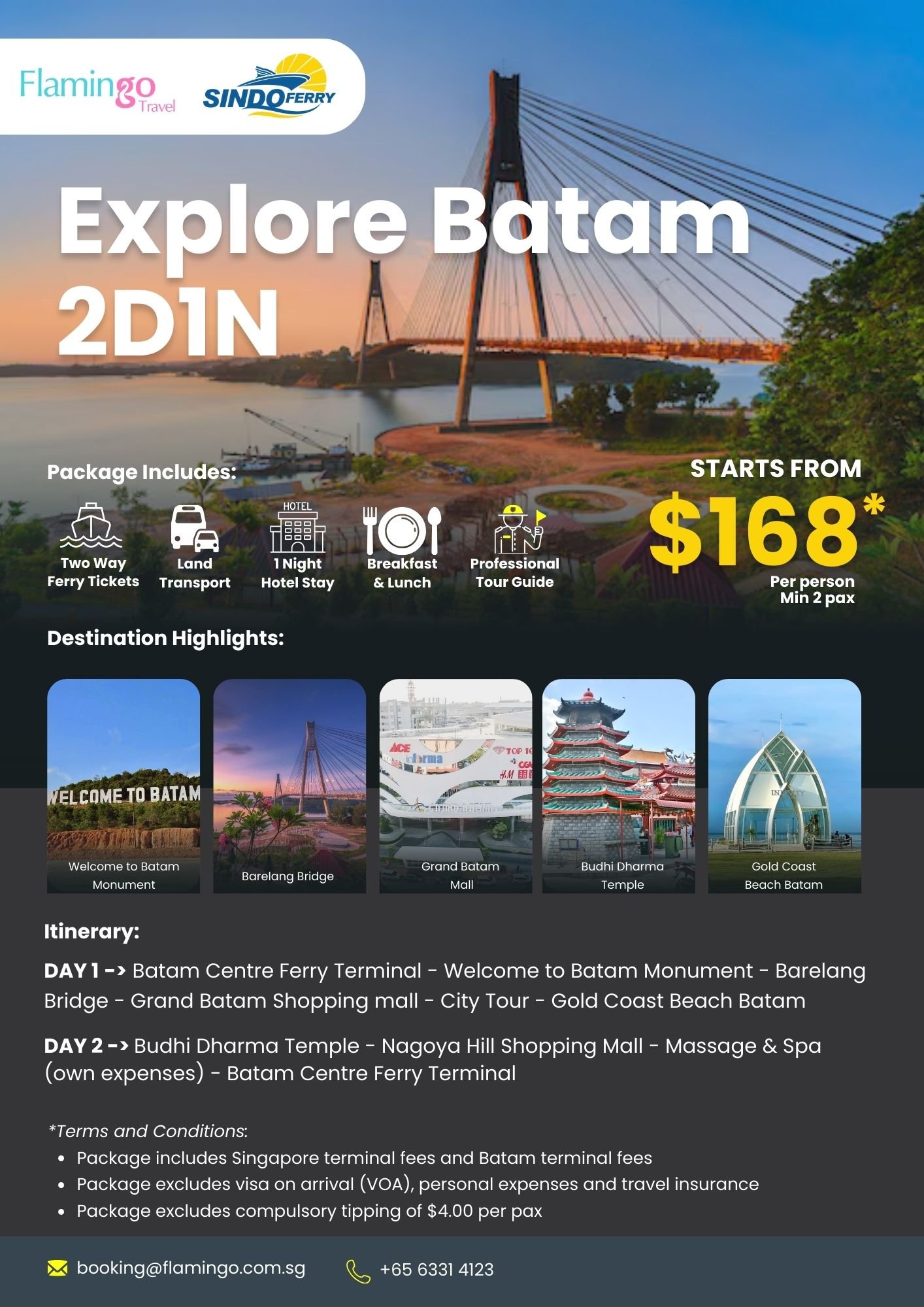 EXPLORE BATAM - 2D1N TOUR