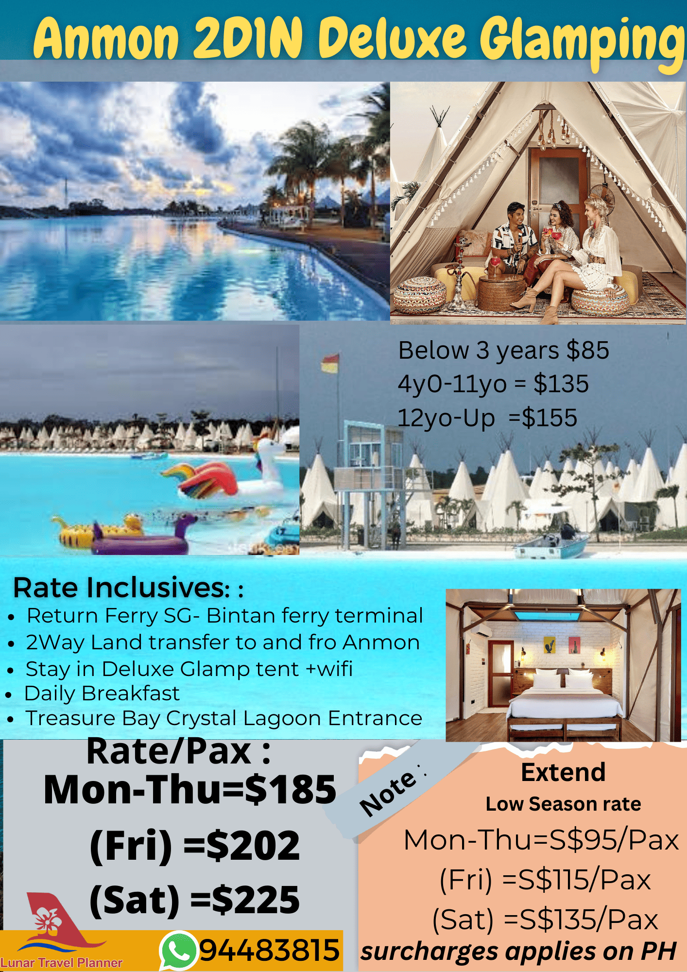 Anmon 2D1N Deluxe Glamping