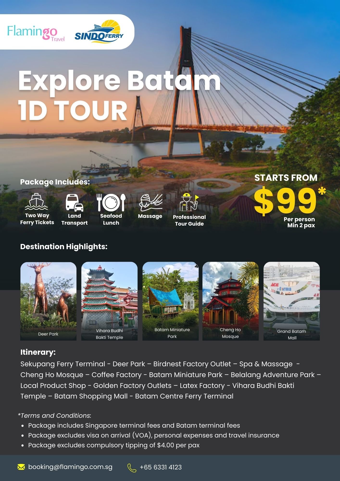 EXPLORE BATAM - 1DAY TOUR