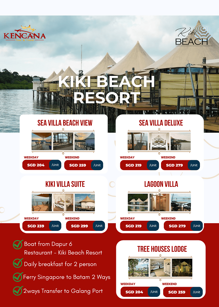 KENCANA KIKI BEACH PRICELIST