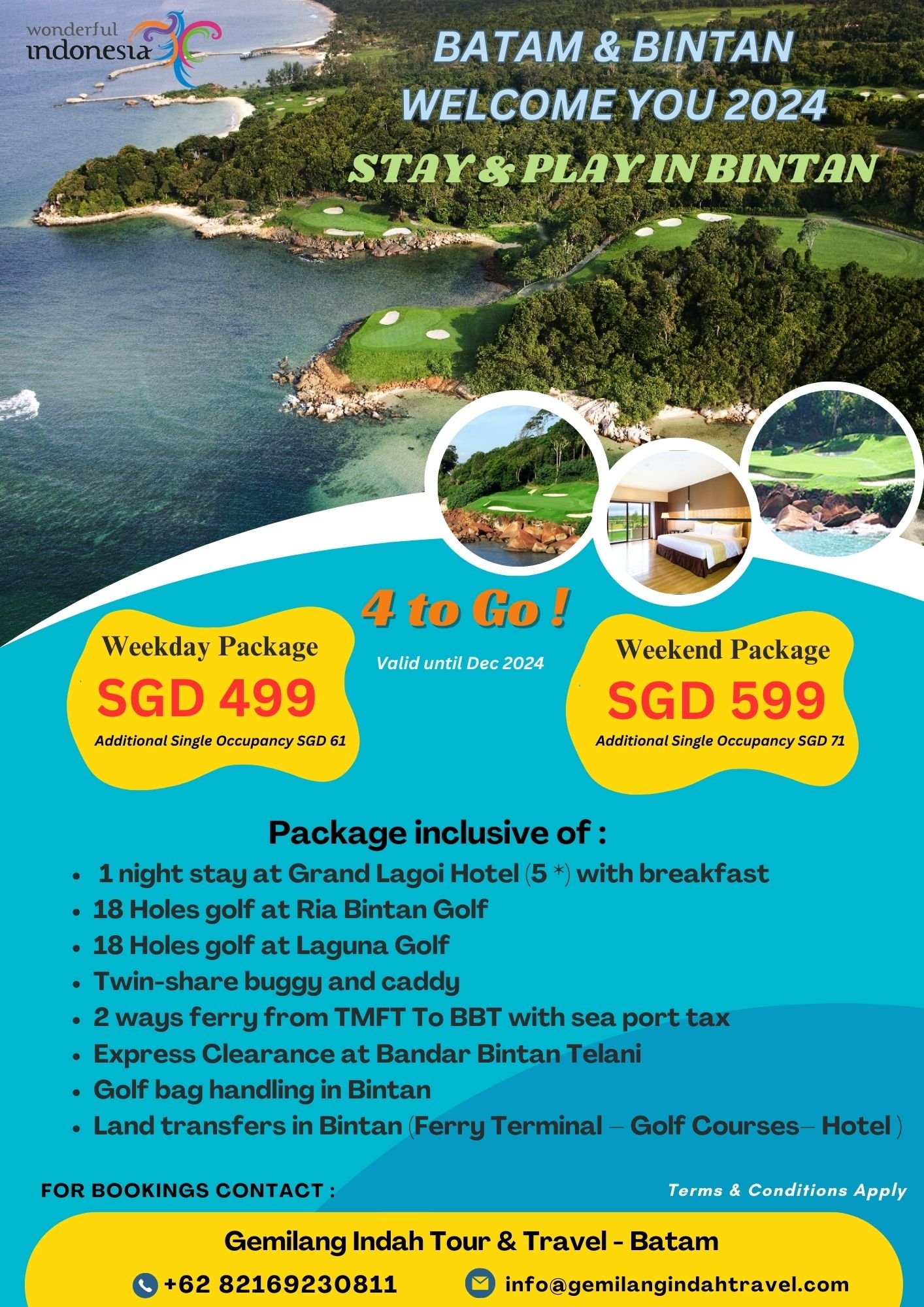 GOLF STAY & PLAY BINTAN 2024