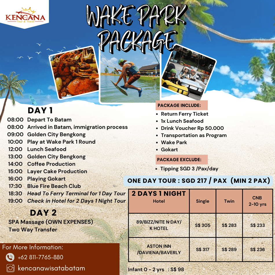 KENCANA WAKE PARK PACKAGE