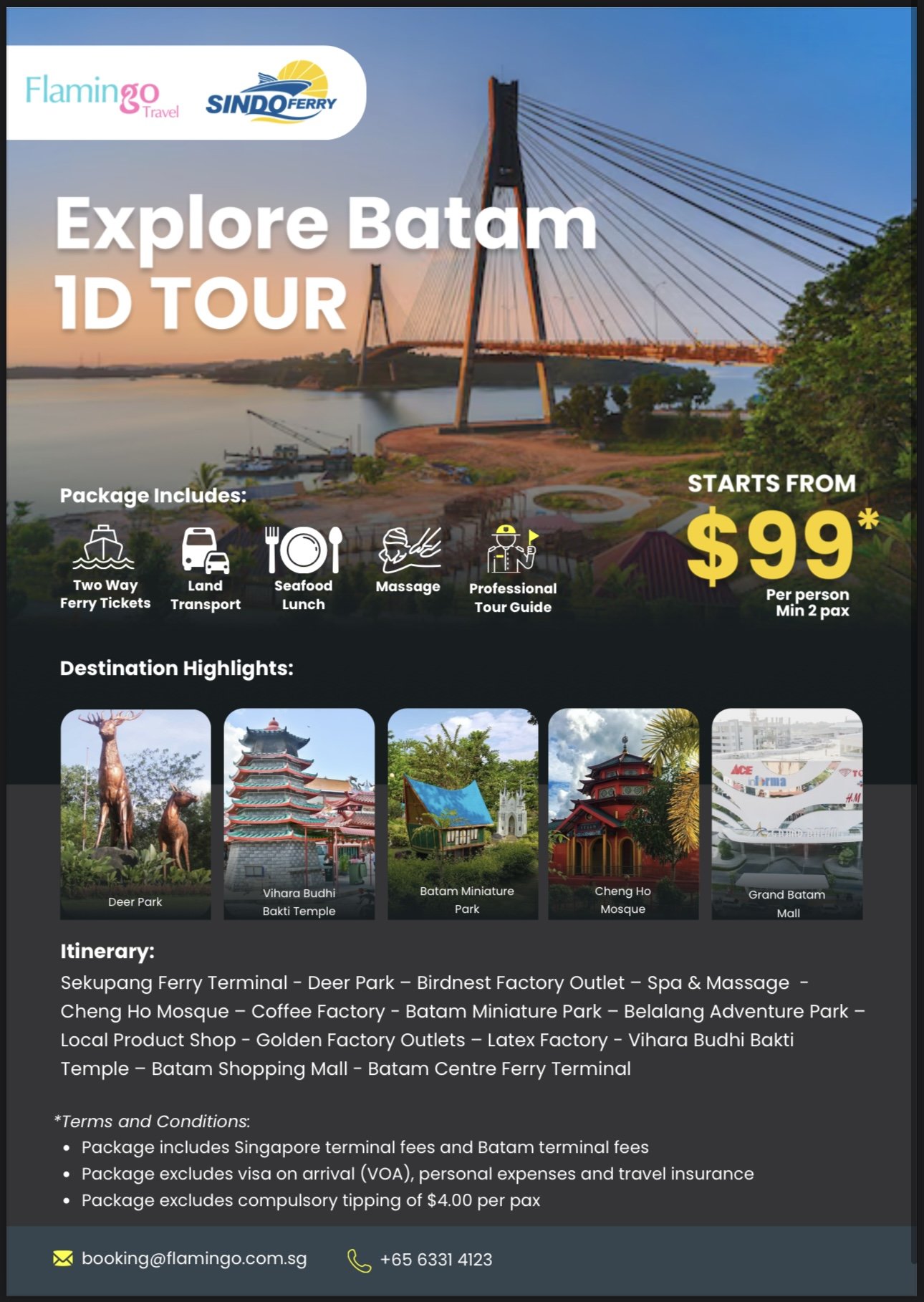 One day batam tour