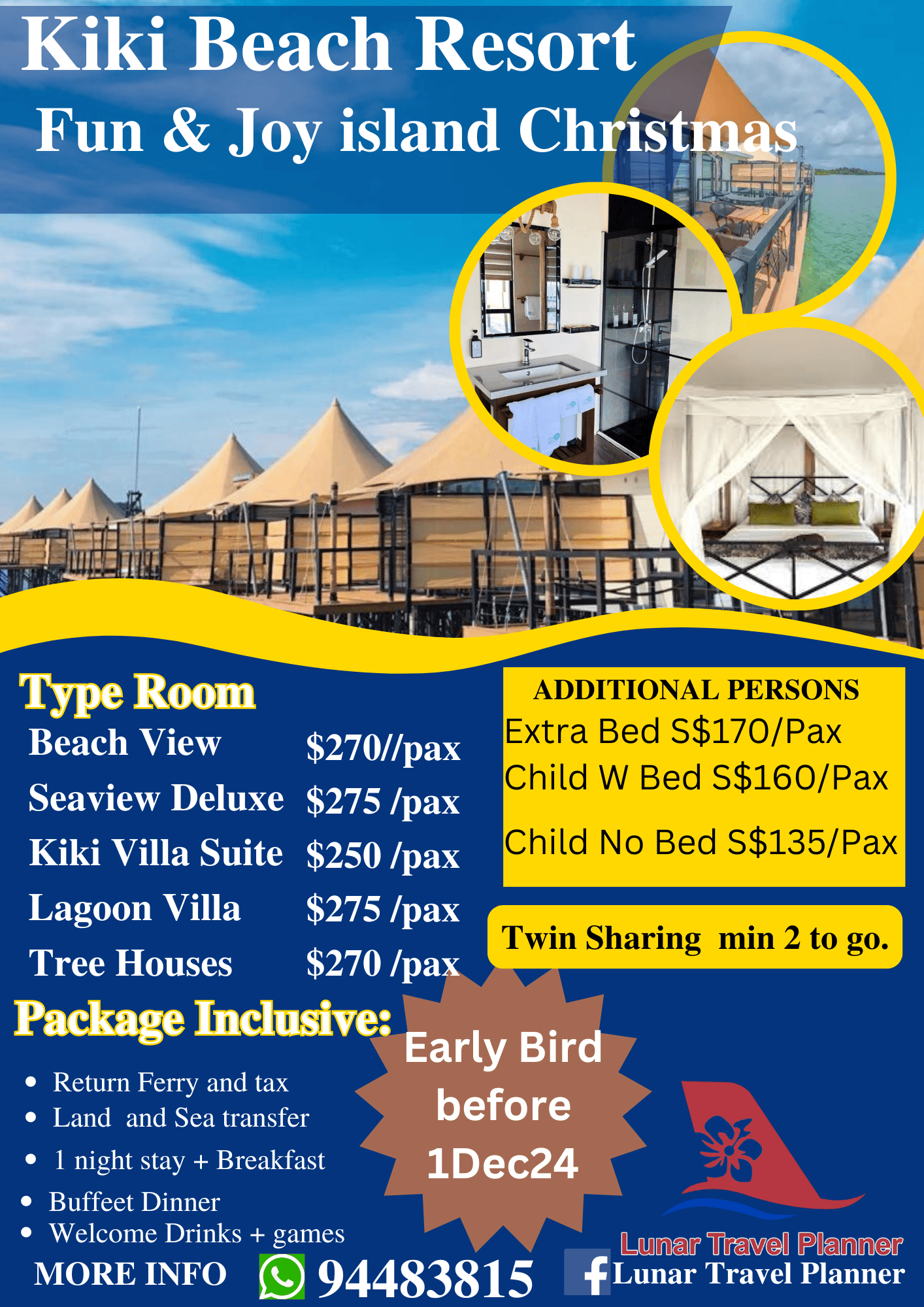 Kiki Beach Resort Fun & Joy Island Christmas